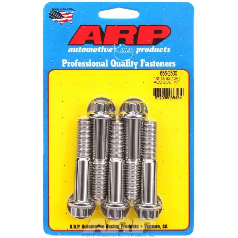 ARP Bolt Kit 1/2-13 x 2.500 SS 12PT