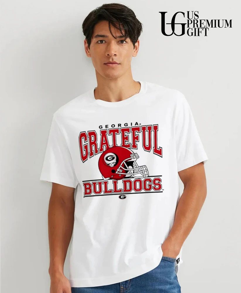 Georgia Bulldogs x Grateful Dead Steal Your helmet shirt