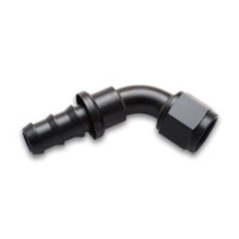 Vibrant Performance Push-On 60 Degree Hose End Elbow Fitting; Size: -8AN 22608