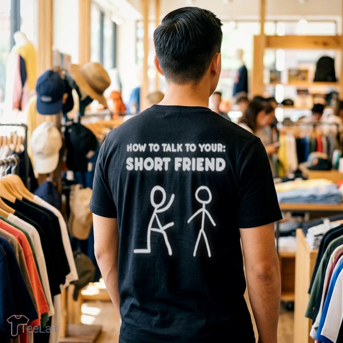 How To Talk To Your Short Friend Shirt