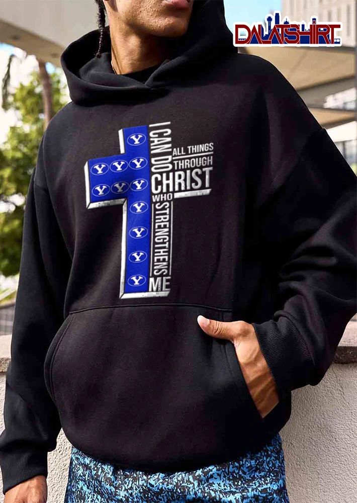BYU Cougars I can do all things through Christ who strengthens me shirt