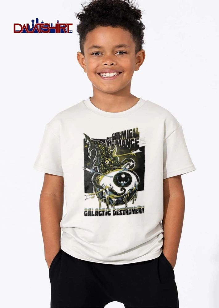 My Chemical Romance Galactic Destroyer giant squid attacking eyeball space shirt
