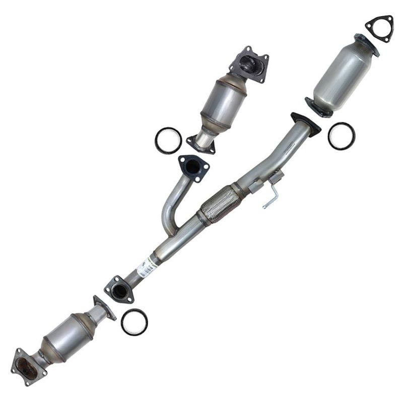 2005-2010 Honda Odyssey 3.5L Catalytic Converters and Y Pipe | Passenger/Driver-side & Rear