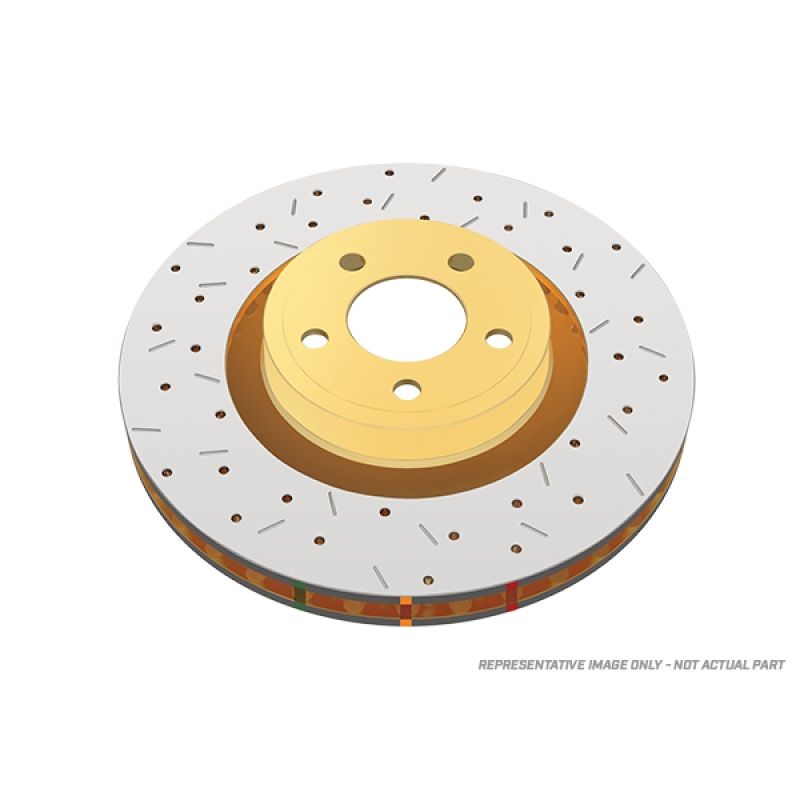 DBA 93-98 Supra Turbo Front Drilled & Slotted 4000 Series Rotor