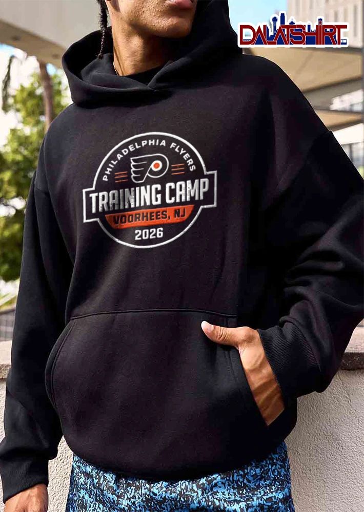 Philadelphia Flyers Training Camp circular logo team emblem graphic 2026 shirt