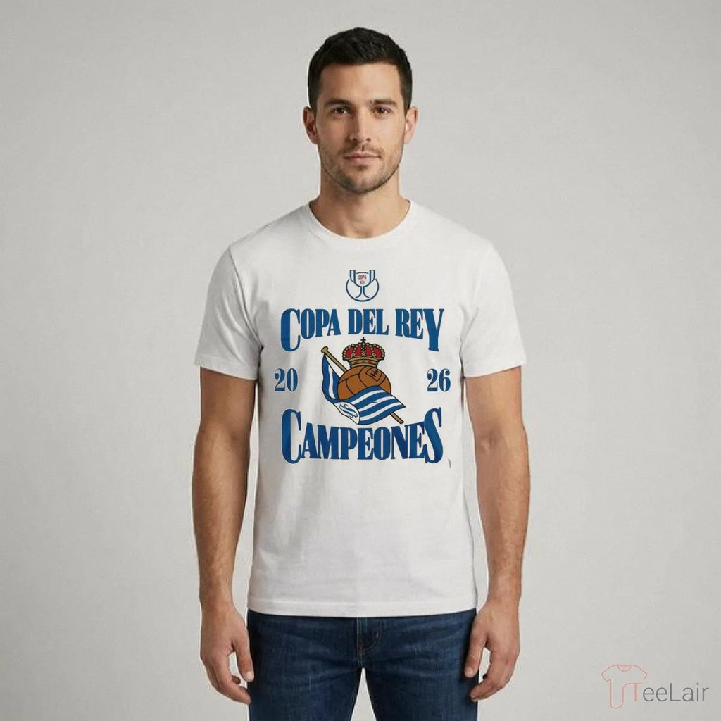 Real Sociedad 2026 Copa Del Rey Champions Shirt