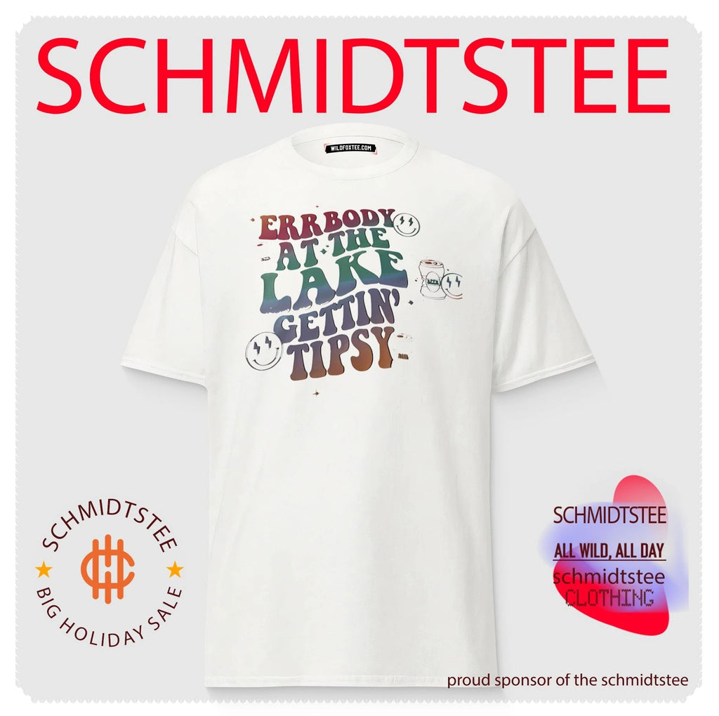Errbody at the Lake Gettin’ Tipsy summer drinking shirt