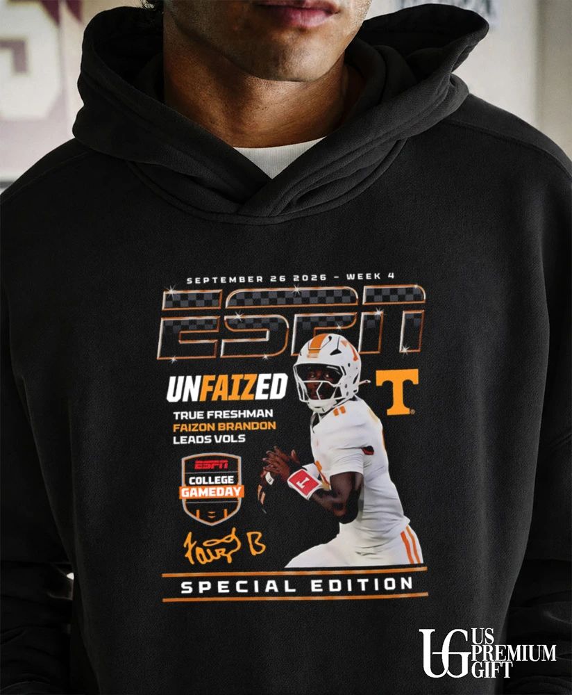 Faizon Brandon Tennessee Volunteers NCAA Unfaized True Freshman Faizon Brandon Leads Vols 2026 shirt