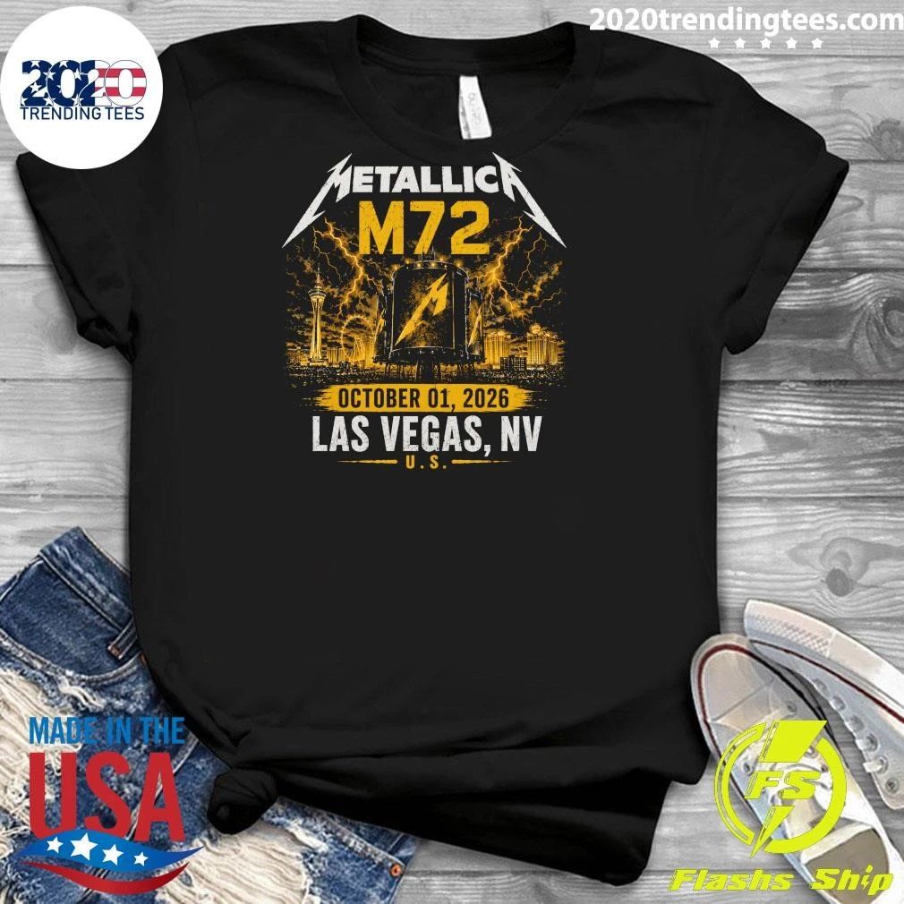 Metallica M72 World Tour October 01, 2026 Las Vegas, NV, U.S. Shirt
