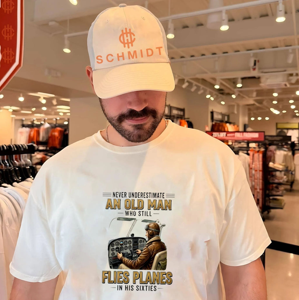 Never Underestimate An Old Man Who Still Flies Planes In His Sixties shirt