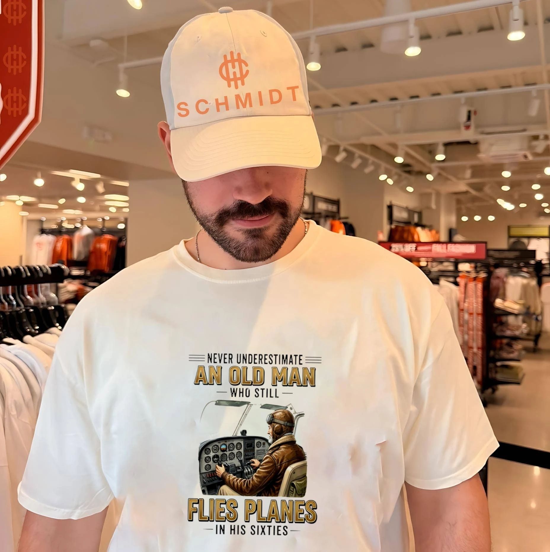 Never Underestimate An Old Man Who Still Flies Planes In His Sixties shirt