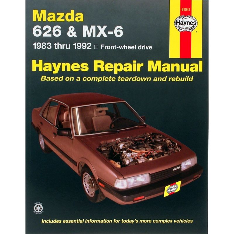 Mazda 626 & MX-6 FWD models (83-92) Haynes Repair Manual
