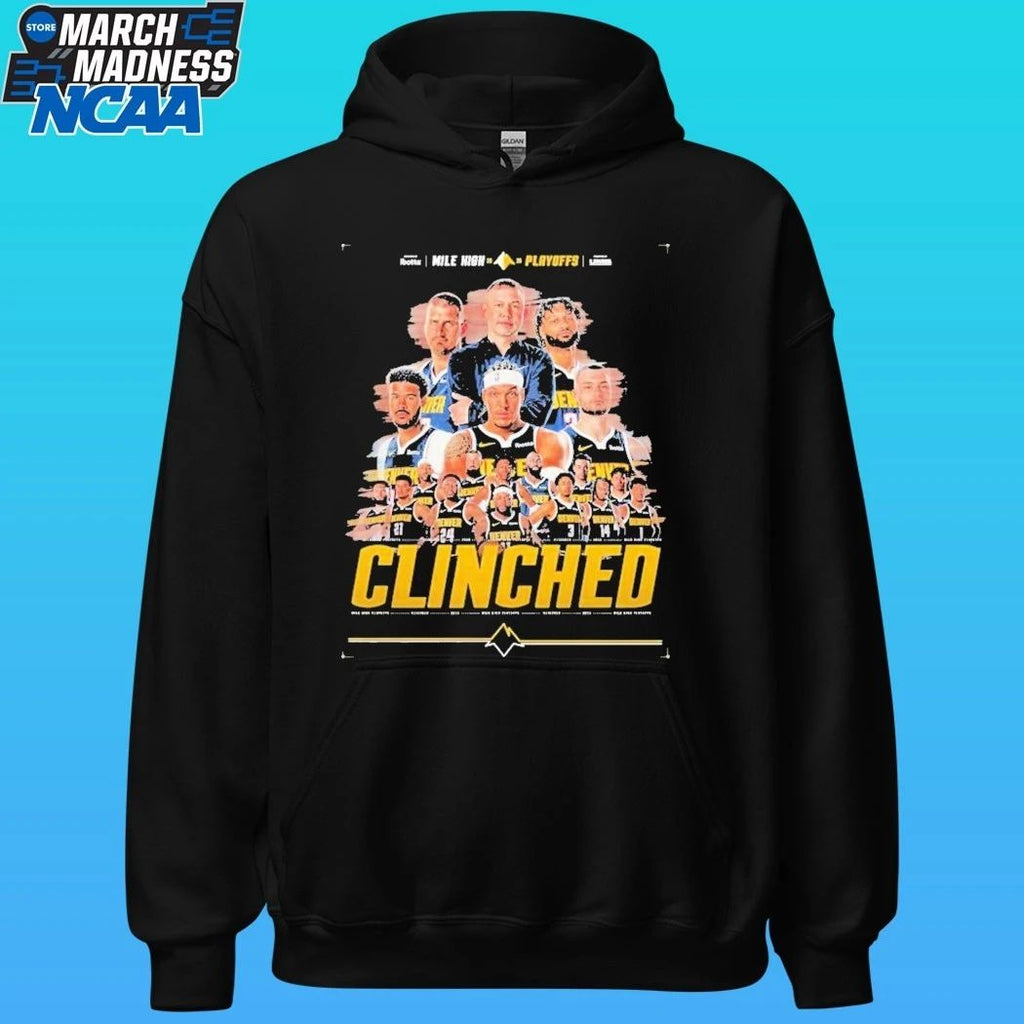 Denver Nuggets 2026 Mile High Playoffs Clinched 2026 Shirt