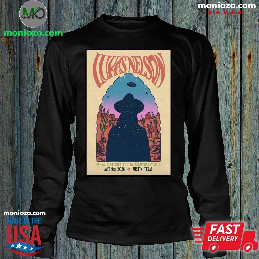Lukas Nelson May 9 2026, Austin TX Poster Shirt