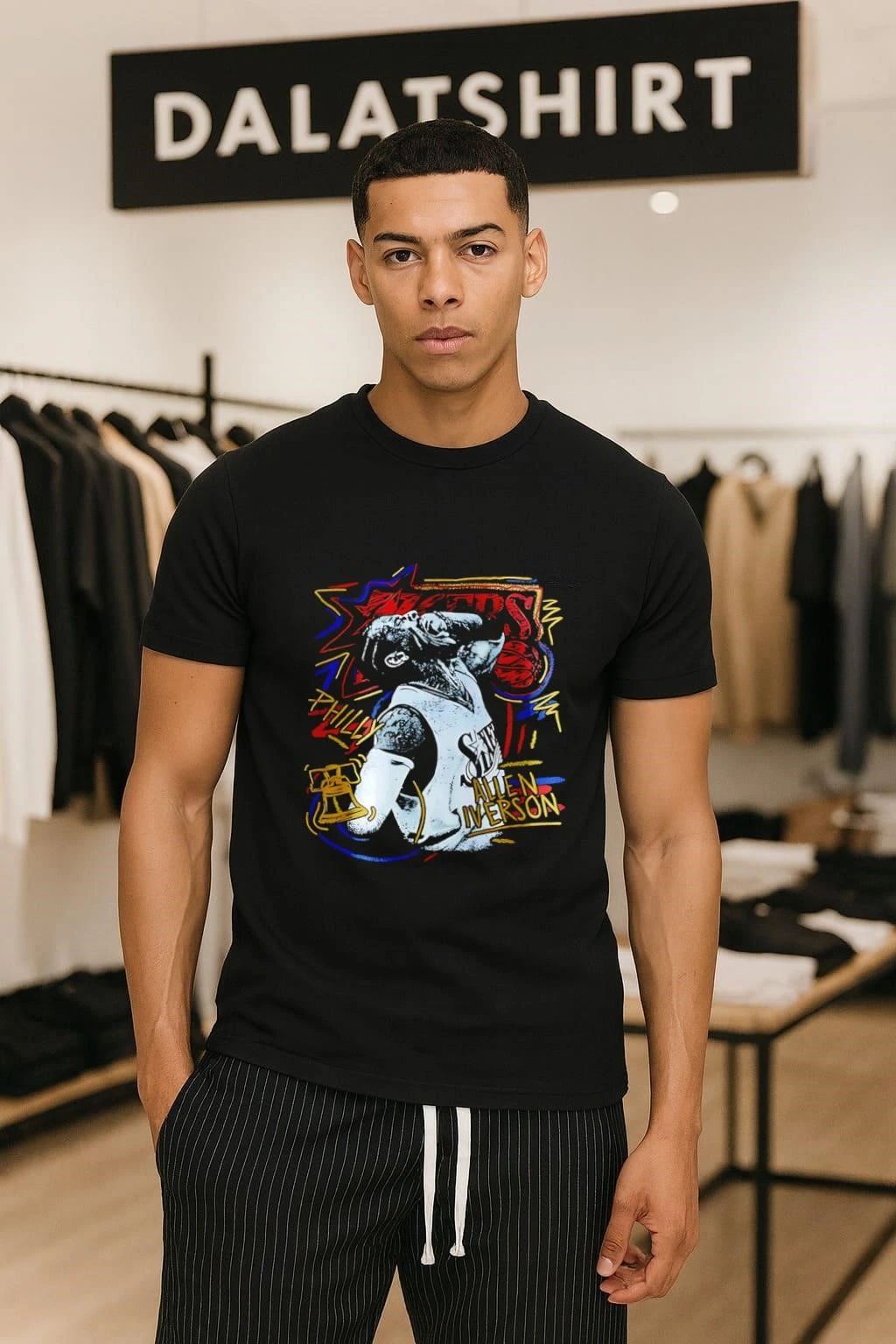 Porter Martone Allen Iverson Chalked Up graphic shirt