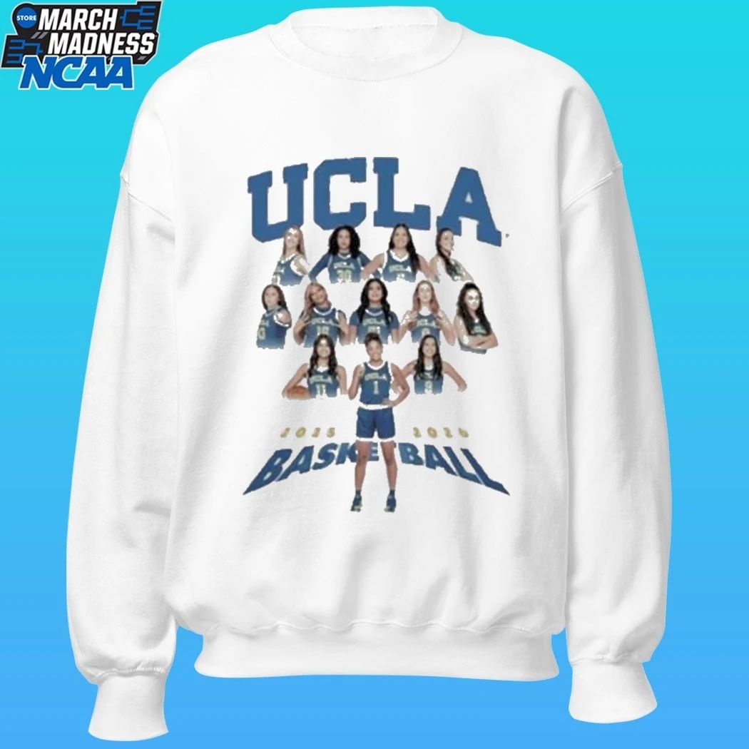 Coach Daniels Ucla Women’s Basketball 2025 2026 Team Collage Shirt