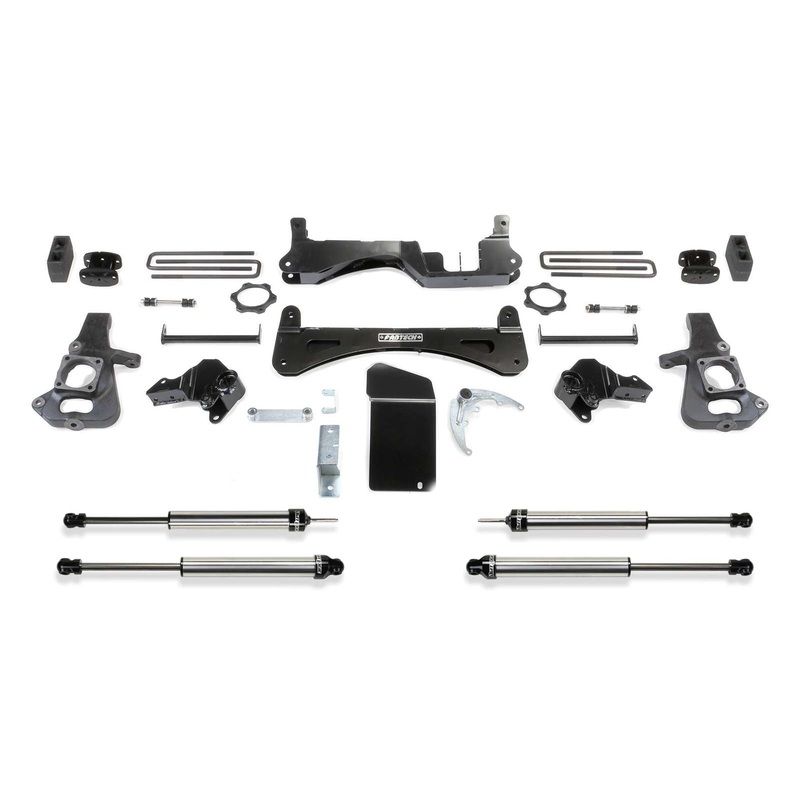 Fabtech 6″ RTS System w/Dirt Logic Shocks Kit for 2001-2010 GMC Sierra 2500 HD 4WD RWD w/6″ lift