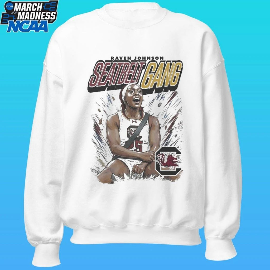 Raven Johnson Seatbelt Gang South Carolina Gamecocks Women’s Basketball Shirt