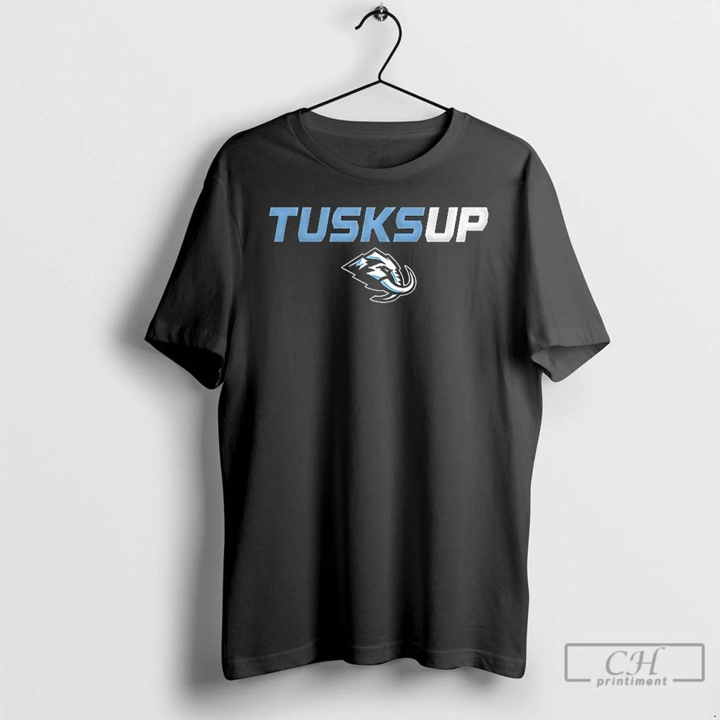 Classic Nhl Hockey Utah Mammoth Tusk Up Logo T Shirts Hoodie Longsleeve