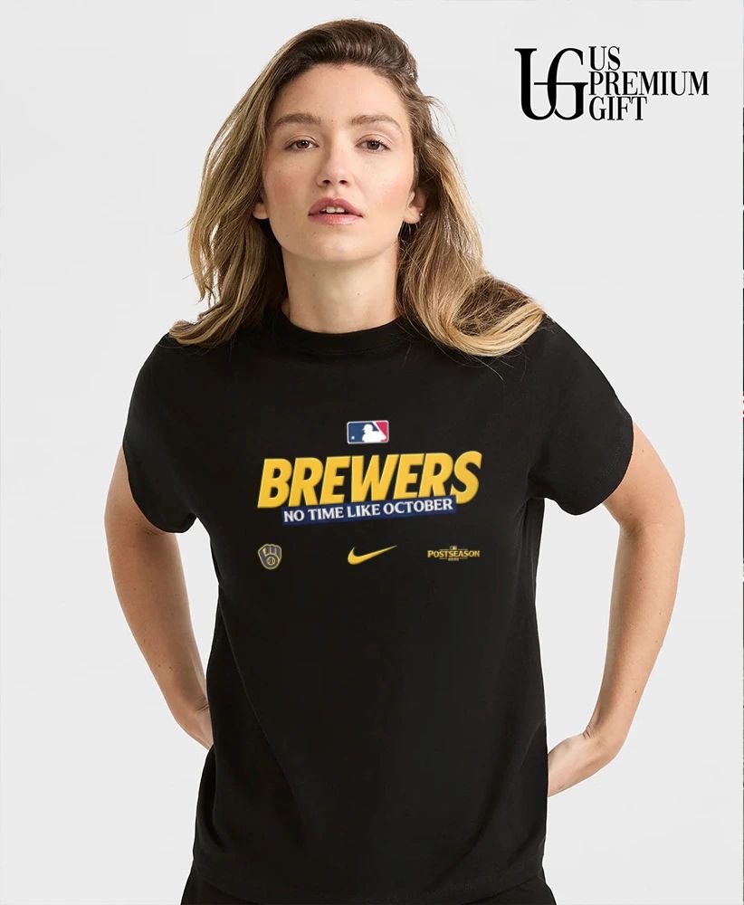 Milwaukee Brewers No Time Like October 2026 Postseason shirt