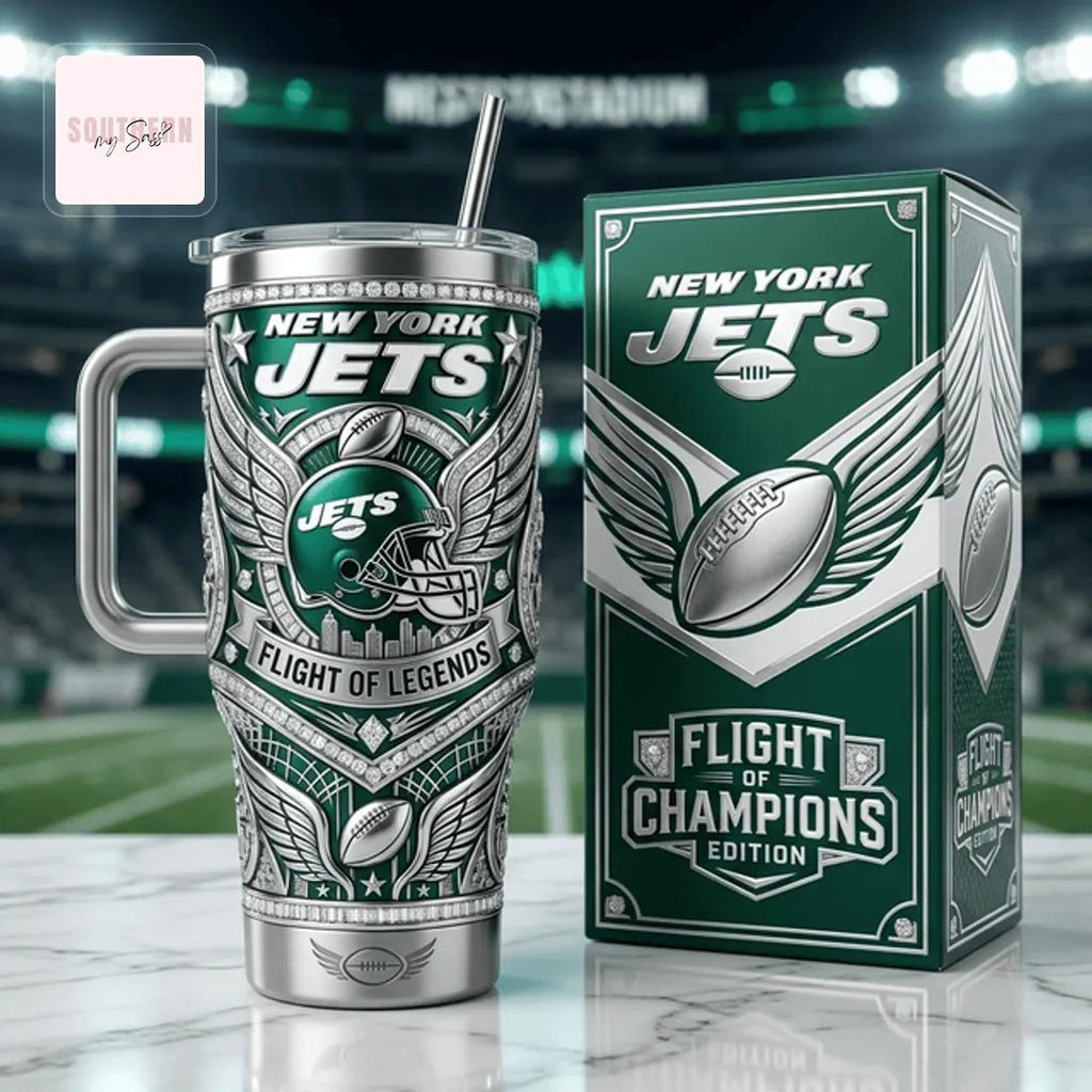 New York Jets Flight of Legends 40oz Insulated Tumbler