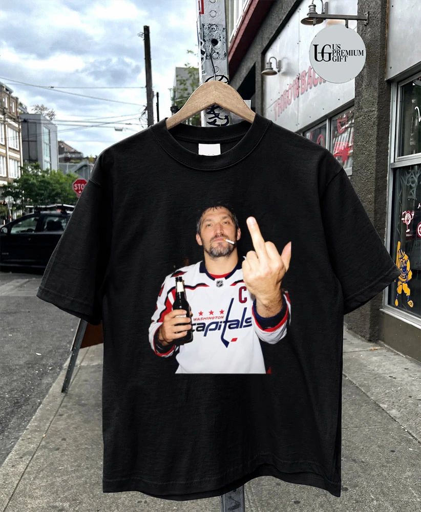 Alexander Ovechkin Washington Capitals middle finger shirt