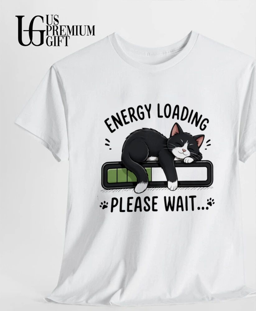 Cat Energy Loading please wait shirt