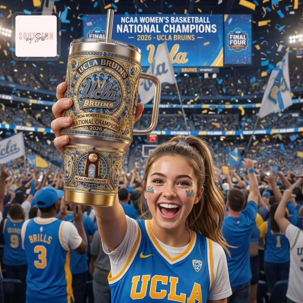 UCLA Bruins 2026 NCAA Women’s Basketball Champions Handle Tumbler