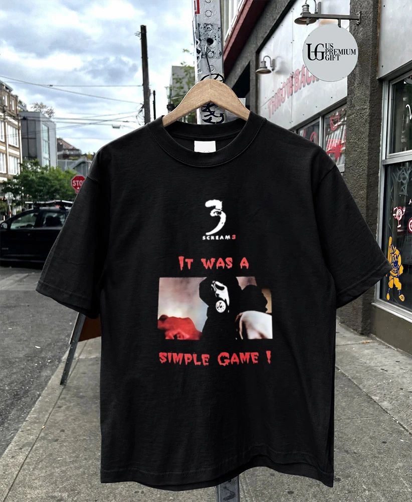 Scream 3 It Was A Simple Game 2026 shirt