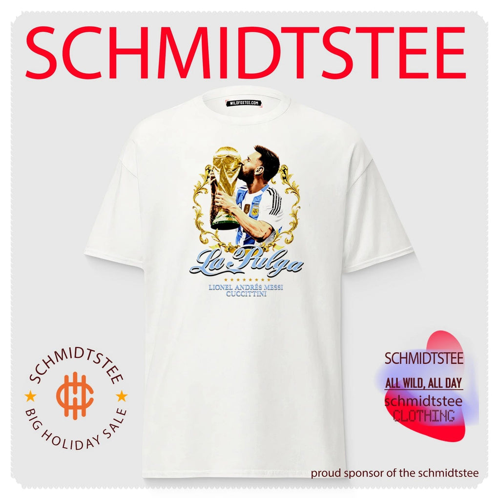 Lionel Andrés Messi Argentina World Cup La Pulga shirt
