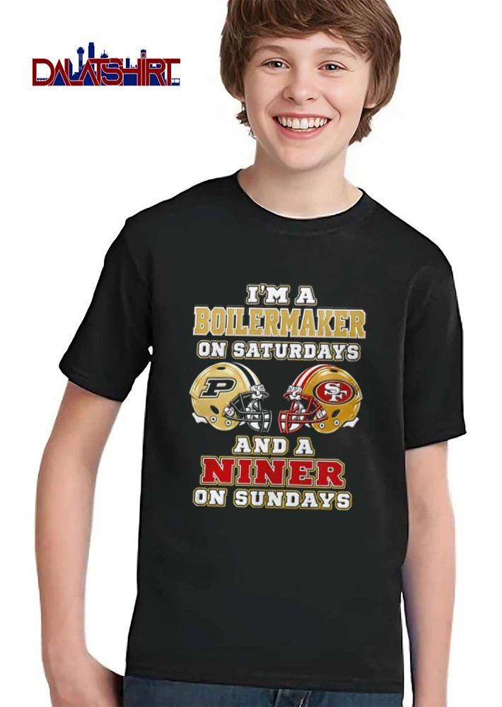 I Am A Boilermaker On Saturdays And A Niner On Sundays shirt