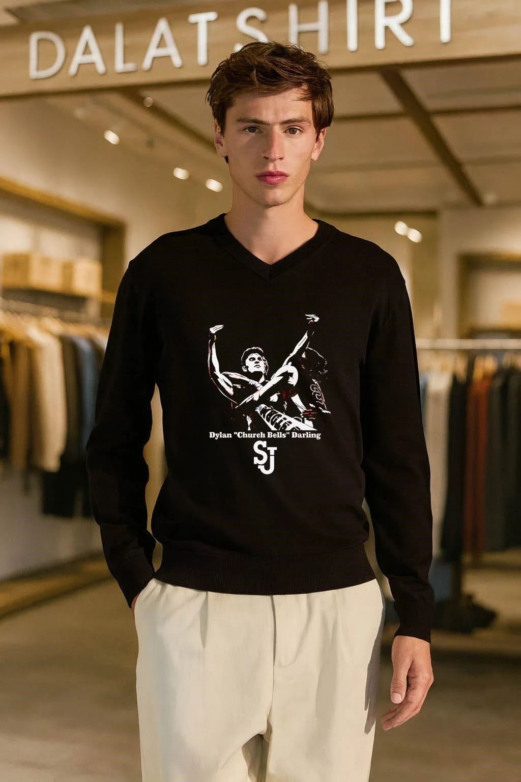 St. John’s Basketball Dylan Church Bells Darling shirt