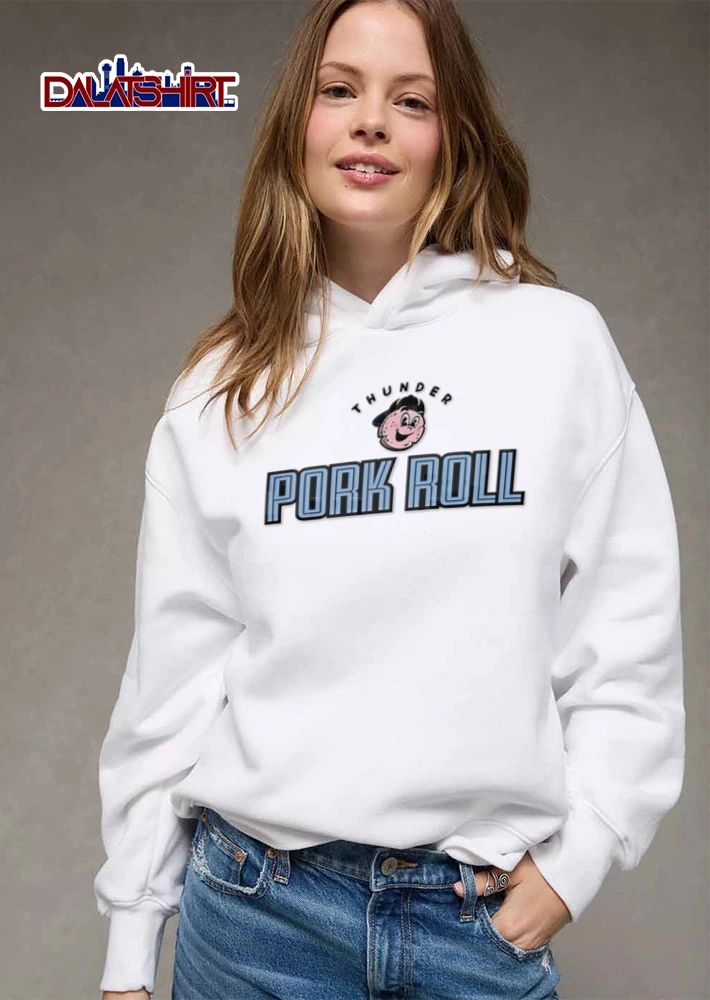 Thunder Pork Roll cartoon pork roll character hat shirt