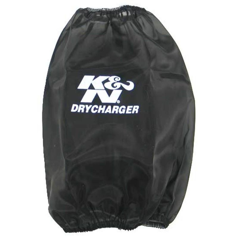 K&N Round Tapered Drycharger Air Filter Wrap-Black 7.5in Base ID x 4.5in Top ID x 9in H