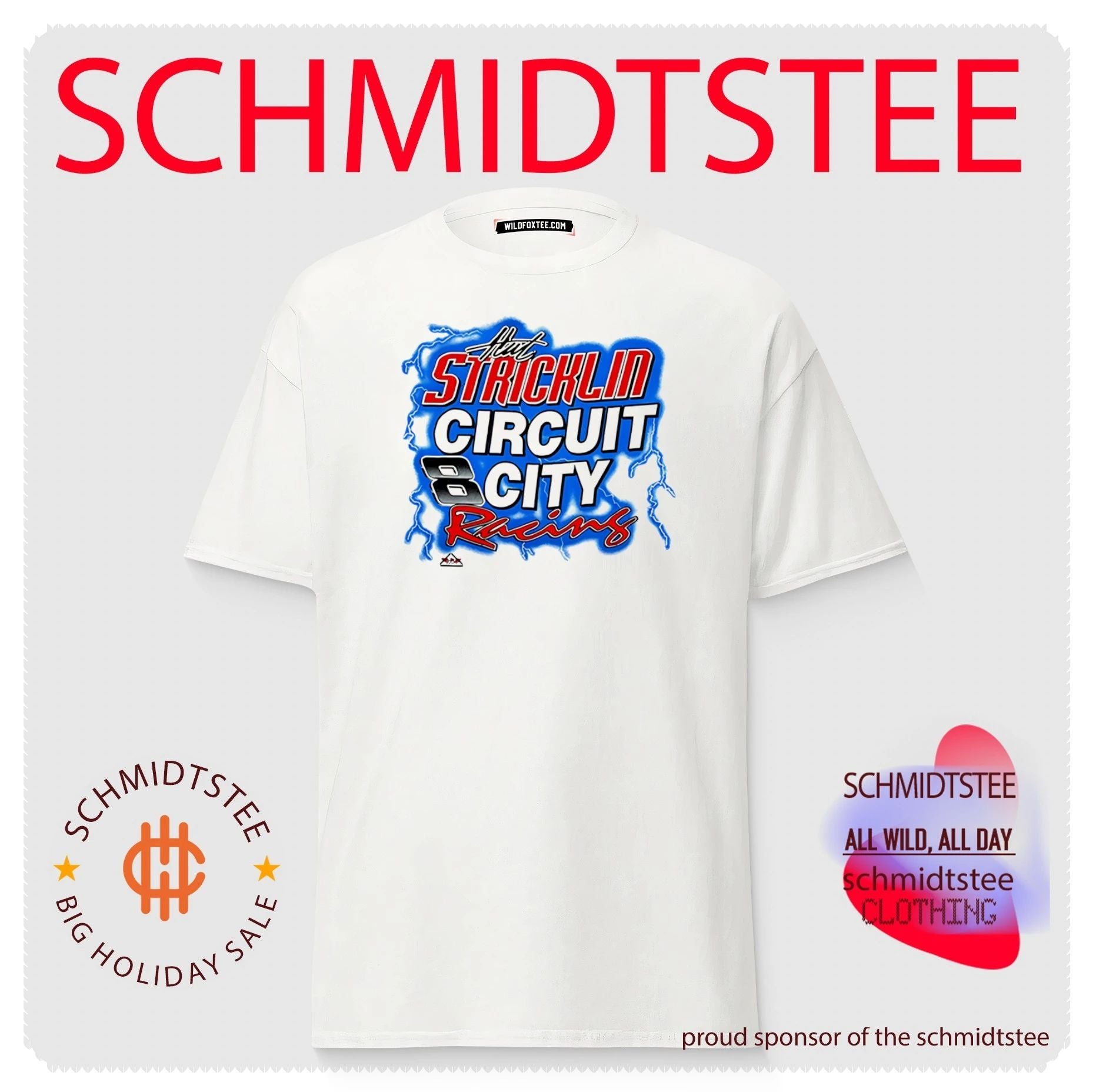 Hut Stricklin Circuit City Racing 8 NASCAR shirt