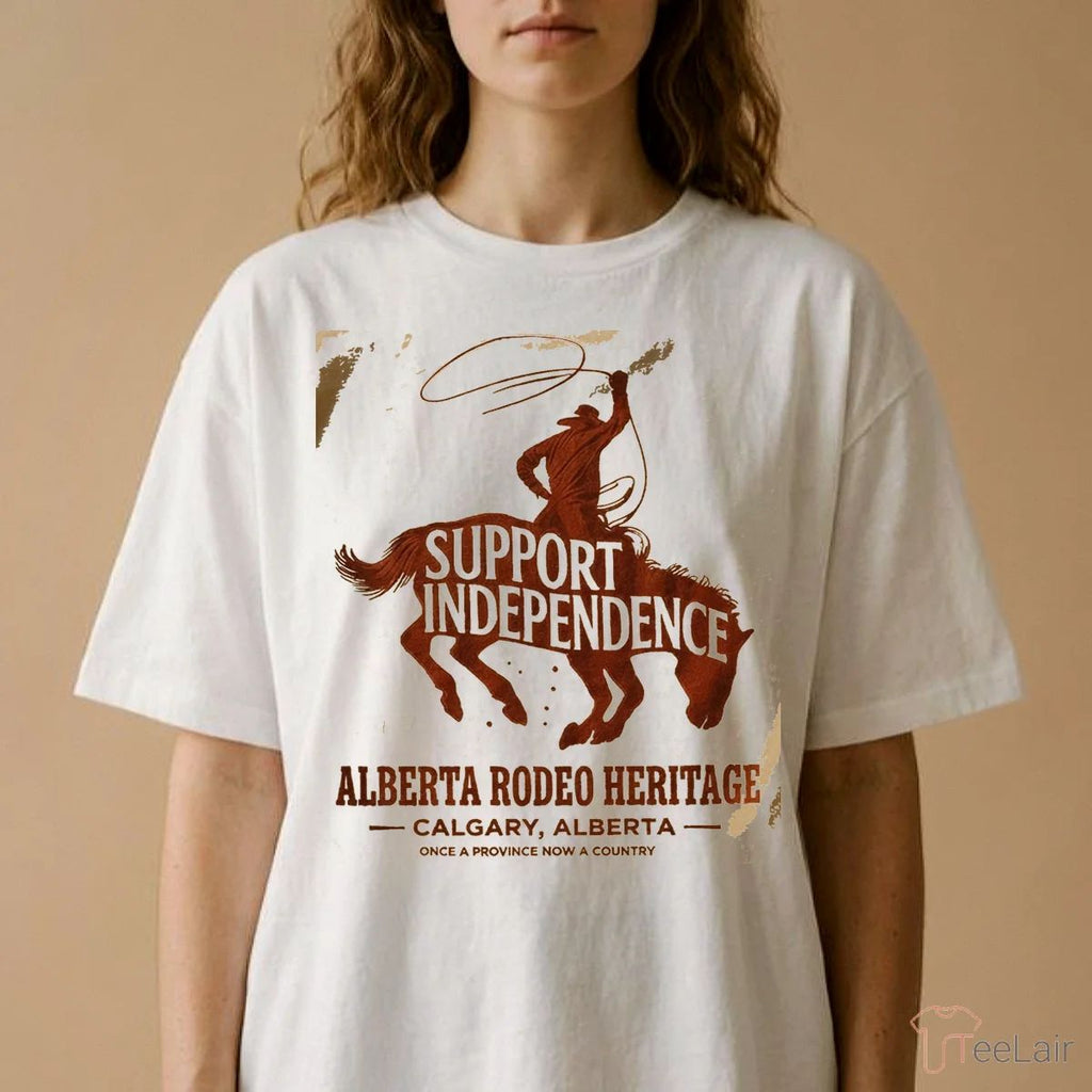 Stampede Rider Free Alberta T-Shirt