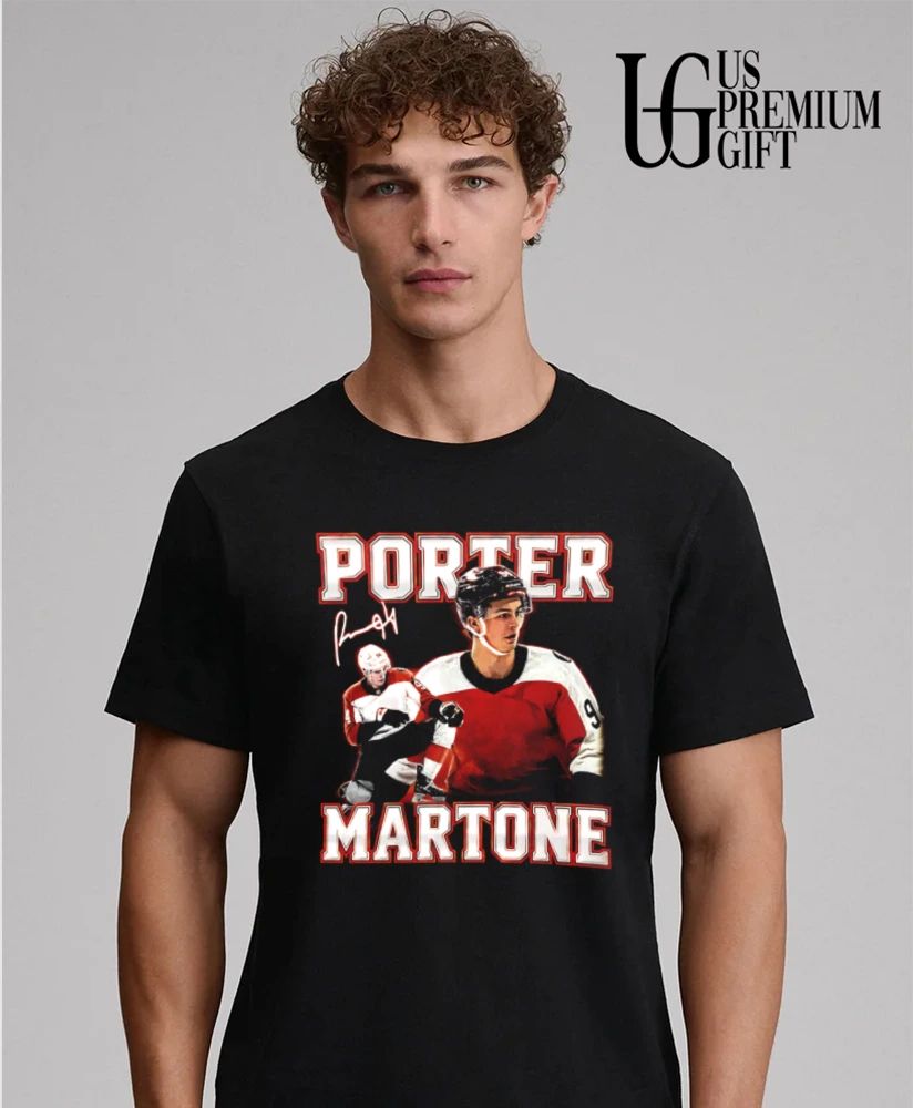 Porter Martone Philadelphia Flyers NHL signature graphic shirt
