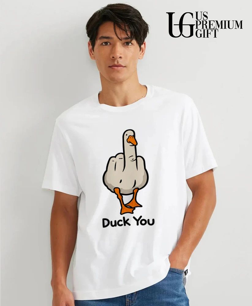 Duck you hand shirt