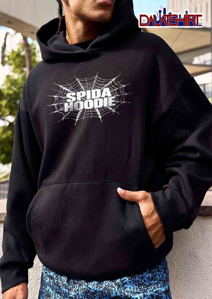 Cardinals Spida Donovan Mitchell white spider web background graphic shirt