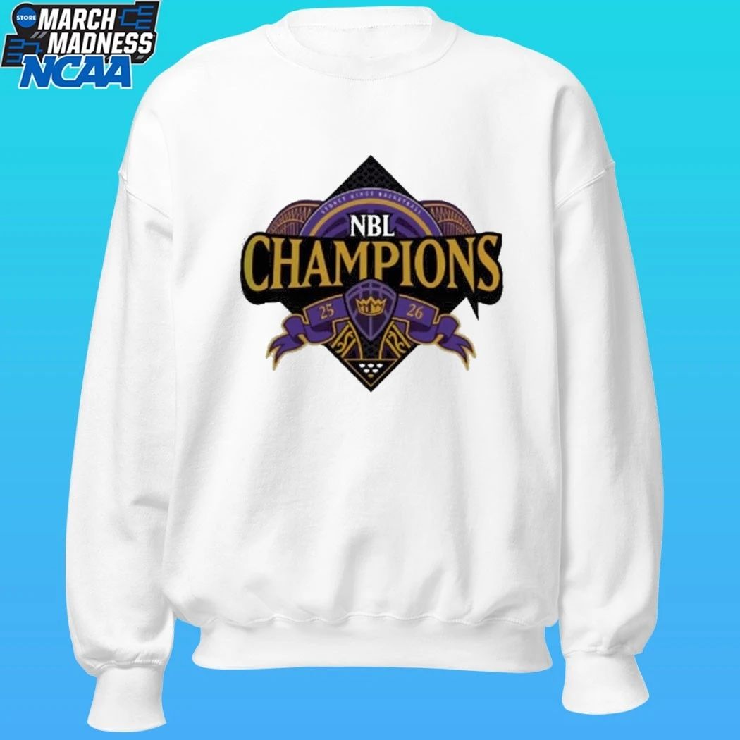 Sydney Kings 2026 NBL Champions Logo Locker Room Shirt