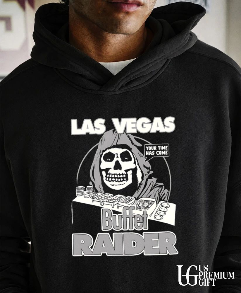 Your Time Has Come Buffet Raider grim reaper eating buffet food shirt