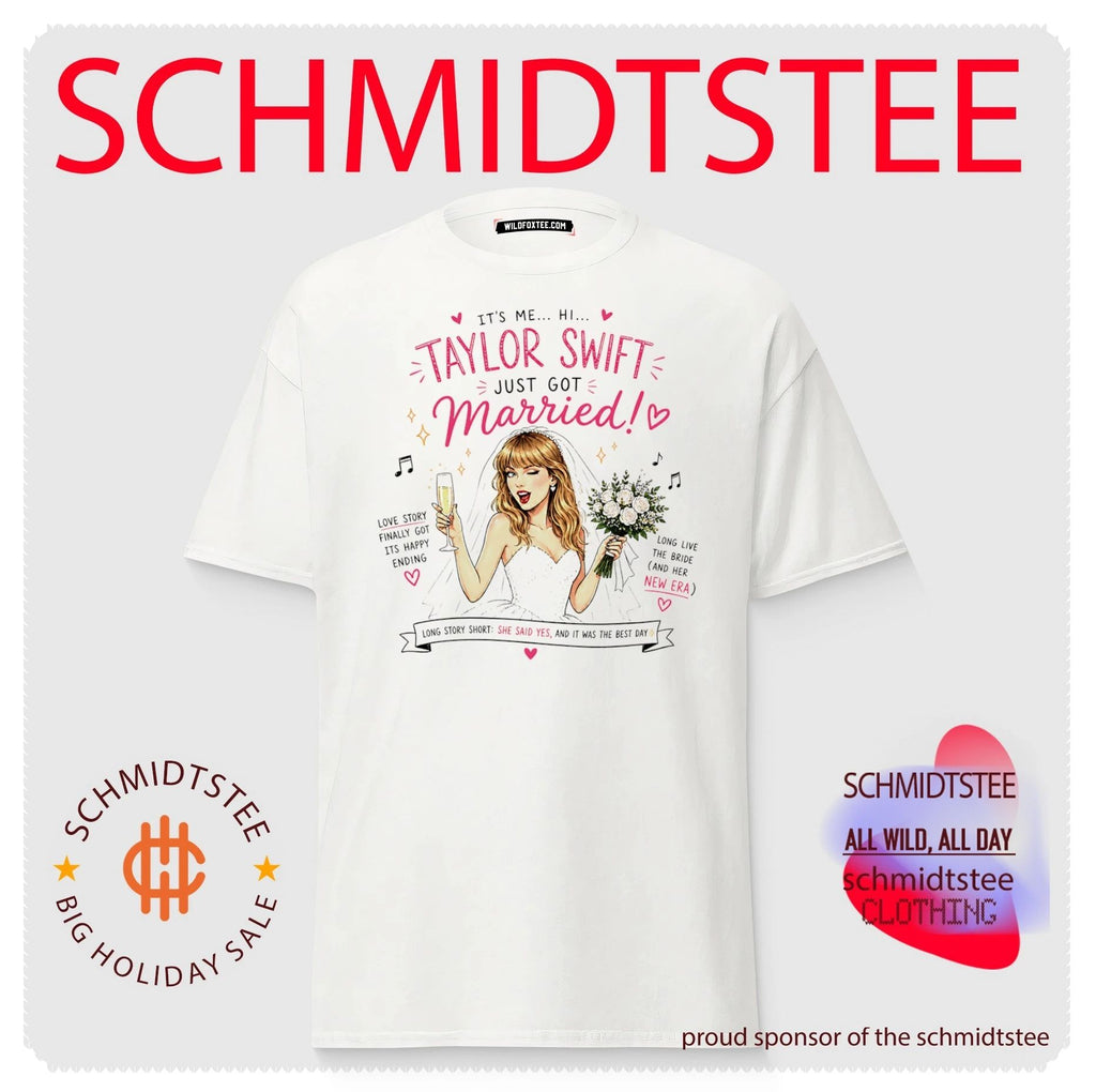 Taylor Just Got Married Wedding bride shirt