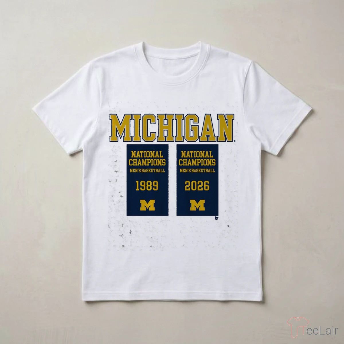 Michigan Wolverines MBB 2026 National Champions Banners T-Shirt