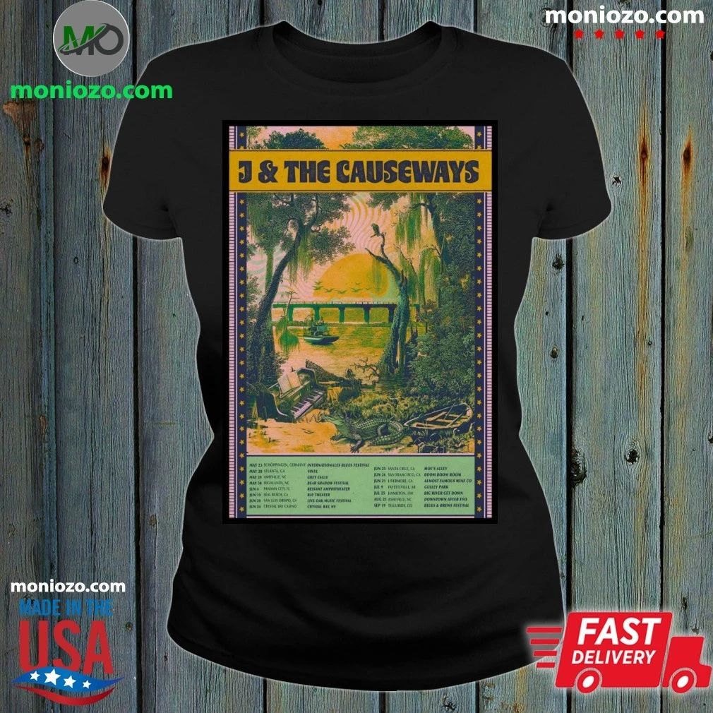 Poster J And The Causeways Tour 2026 Shirt