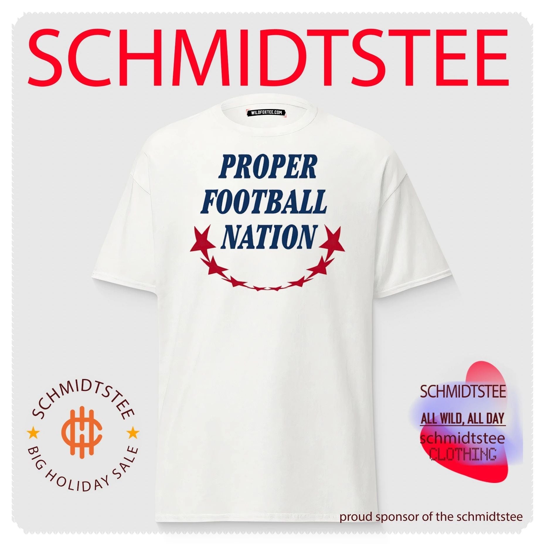 Proper football nation shirt