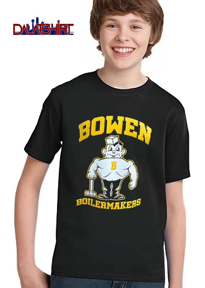Purdue University Bowen muscular mascot holding sledgehammer cartoon shirt