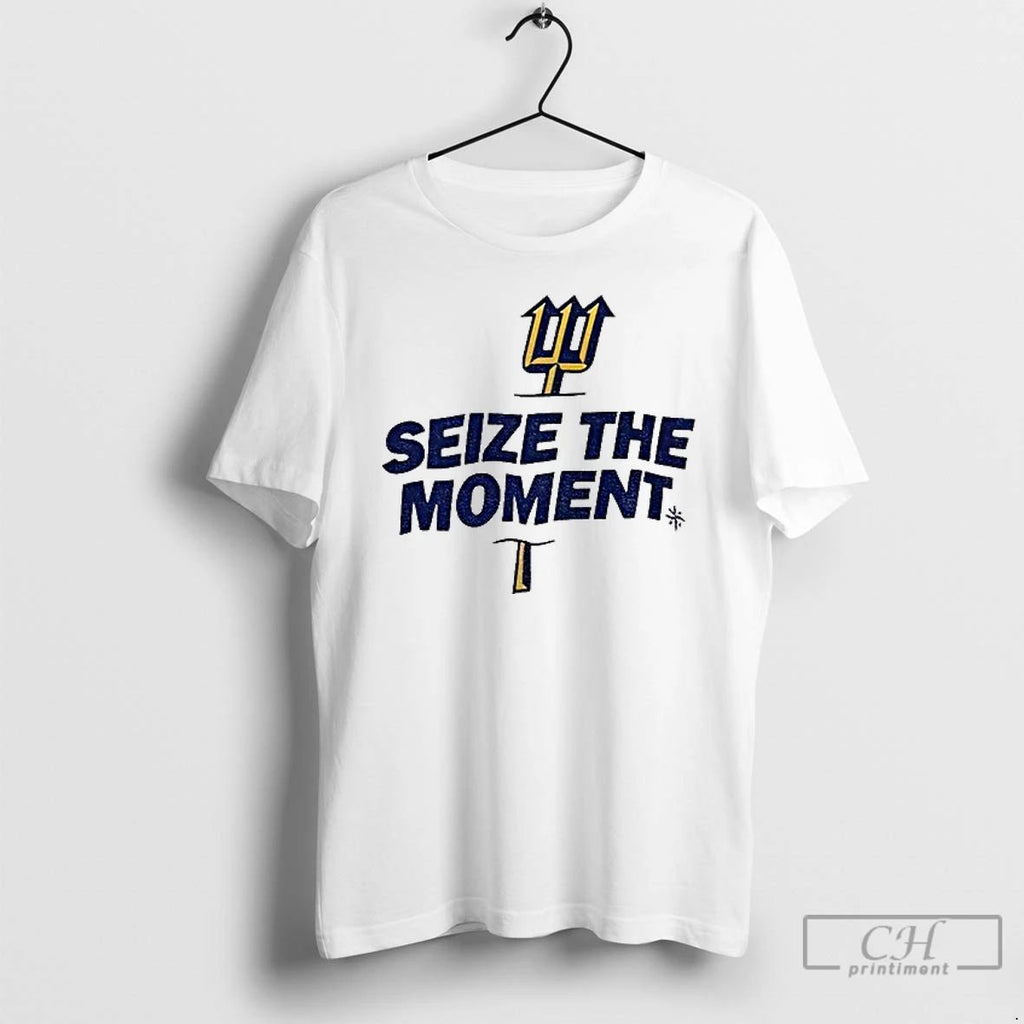 Seattle Mariners Trident Seize The Moment T Shirts
