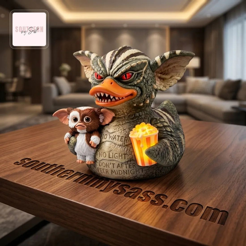 Gremlins Gizmo & Gremlin No Water, No Light, Don’t Feed After Midnight Rubber Duck