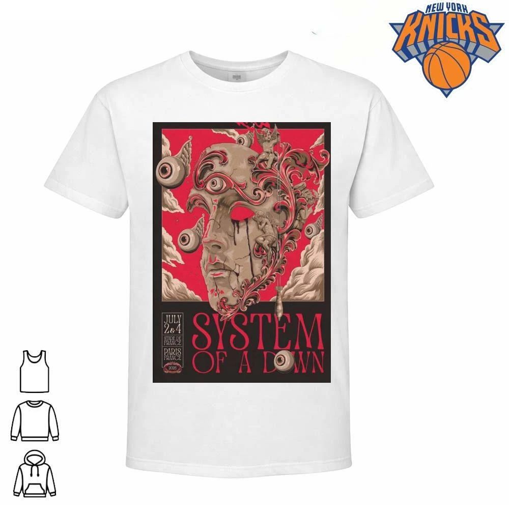 System Of A Down Jul 2-4 2026 Paris France Poster Shirt