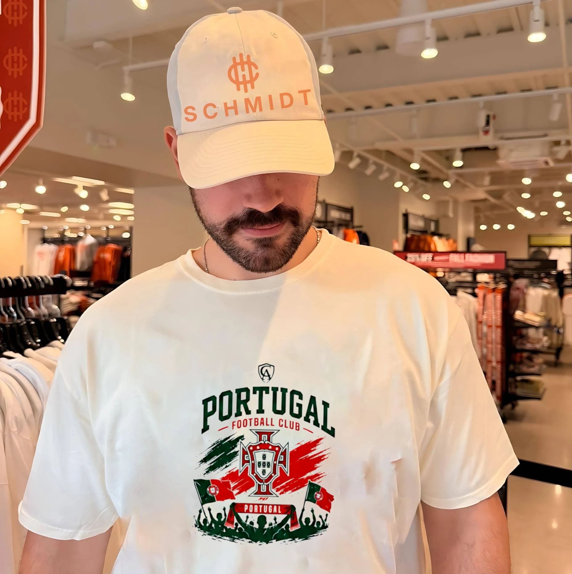 Portugal Football Club Crest and Fans Portuguese Soccer shirt